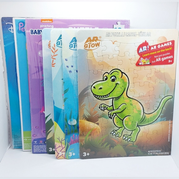 Lot of 7 Children's Board‎ Puzzles - Picture 1 of 8